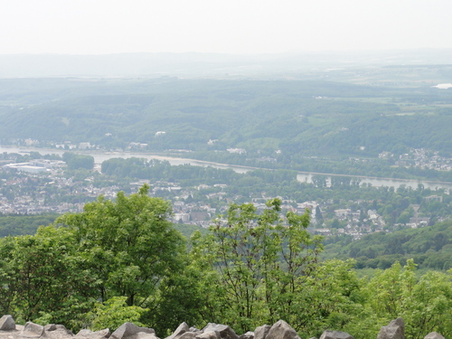 Bad Honnef, Blick von der Löwenburg