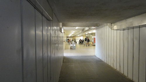 Tunnels at Cottbus station