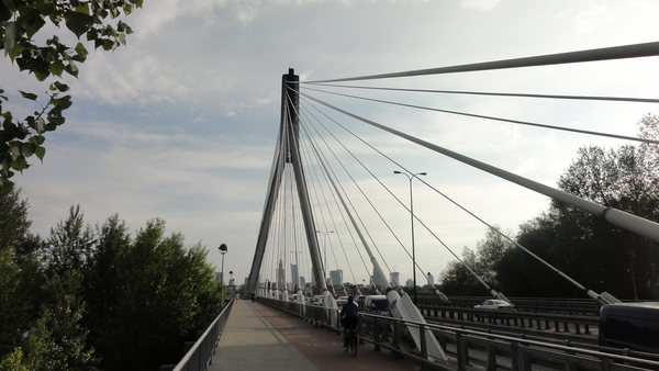 Warszawa,  Visla/Weichsel, Most Swietokryski